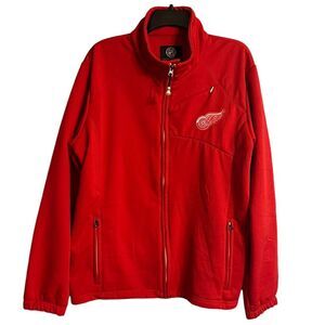 Detroit Red Wings Men's G-Ill Red Ice
Lightweight Sweater Jacket, Full zip Sz M